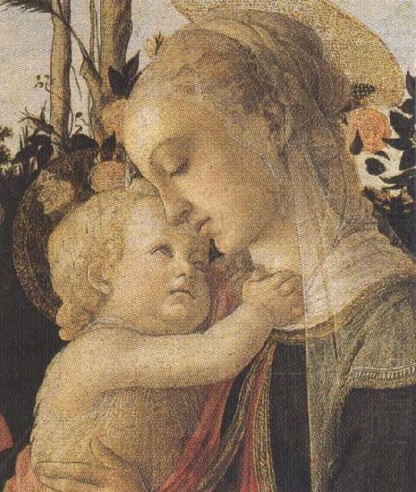Sandro Botticelli Madonna of the Rose Garden or Madonna and Child with St John the Baptist china oil painting image